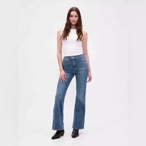 GAP Women's Baby Boot Jeans in Blue Sz 14/32R